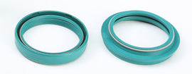 SKF HD Fork Seal Kit 49mm suspension component with black rubber seals and metal parts for motorcycle fork maintenance.