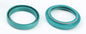 SKF HD Fork Seal Kit 49mm suspension component with black rubber seals and metal parts for motorcycle fork maintenance.