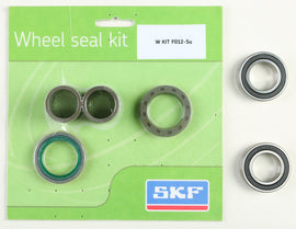 SKF wheel seal kit with bearings for front wheel, part 115-5022, including seals and bearings in a compact assembly.