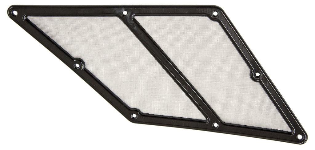 SLP Hot Air Elim Kit Left Side S D for air filters, designed to reduce hot air in SLP vehicle systems.
