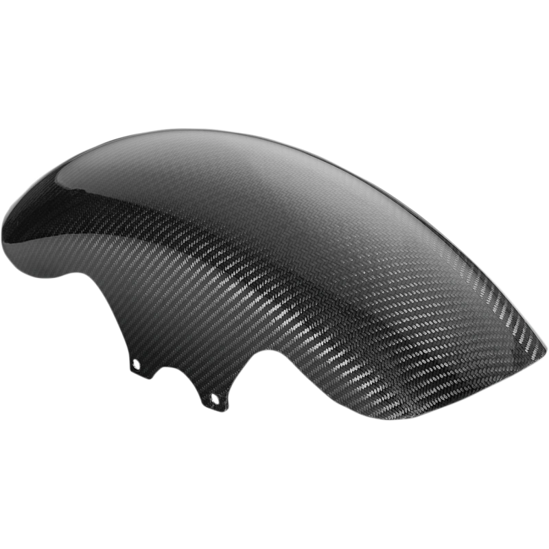Slyfox front carbon fiber fender for Harley Davidson Bagger 14-24, 19-inch wheel, sleek and lightweight motorcycle fender.