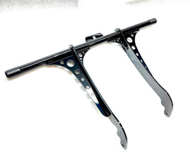 BK FRONT CRASHBAR BLACK HARLEY SOFTAILS 00-17 - The Speed Shop Canada