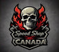 THE SPEED SHOP CANADA TEE SHIRTS SKULL / FLAMES - The Speed Shop Canada