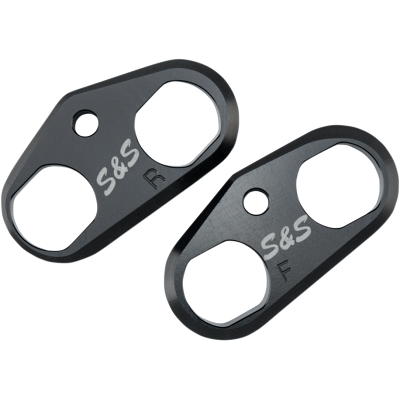 S&S Cycle tappet cuffs and lifter guides for Harley M8 models from 2017 to 2023, engine components on a motorcycle engine.