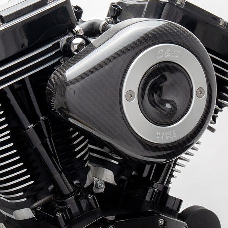 S&S CYCLE CARBON FIBRE TEARDROP AIR FILTER KIT HARLEY TWIN CAM MODELS - The Speed Shop Canada