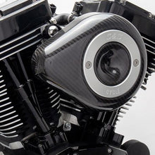 Load image into Gallery viewer, S&amp;S CYCLE CARBON FIBRE TEARDROP AIR FILTER KIT HARLEY TBW MODELS 08-17 - The Speed Shop Canada