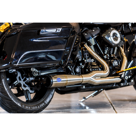 S&S CYCLE DIAMONDBACK 2:1 EXHAUST 17-25 HARLEY BAGGER M8 (RACE ONLY) - The Speed Shop Canada