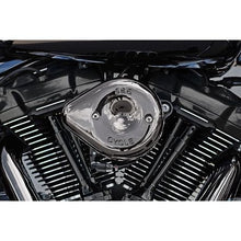 Load image into Gallery viewer, S&amp;S CYCLE LAVA CHROME MINI STEALTH TEARDROP AIR FILTER KIT HARLEY M8 - The Speed Shop Canada