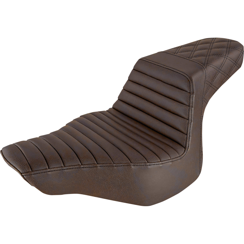 SADDLEMEN STEP UP SEAT BROWN 2013-2017 HARLEY BREAKOUT FXSB - The Speed Shop Canada