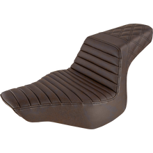 Load image into Gallery viewer, SADDLEMEN STEP UP SEAT BROWN 2013-2017 HARLEY BREAKOUT FXSB - The Speed Shop Canada