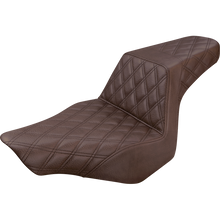 Load image into Gallery viewer, SADDLEMEN STEP UP SEAT BROWN 2013-2017 HARLEY BREAKOUT FXSB - The Speed Shop Canada