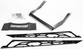 Black STRAIGHTLINE Hide 'N' Go rear bumper body, 155-inch length, designed for off-road or custom vehicle applications.
