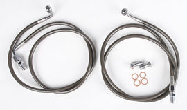 Streamline rear smoke brake line for Polaris 170-0927, designed for Polaris vehicles, showing the flexible brake hose and fittings.