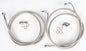 Streamline Brakeline Rear Standard +4 for Polaris ATV, durable brake line with secure fittings and high-quality construction.