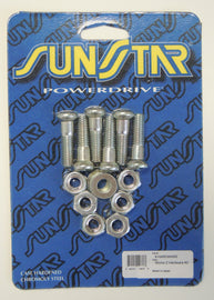 Sunstar Z-Sprocket hardware kit with 8 fasteners, replacement parts for motorcycle sprocket assembly.