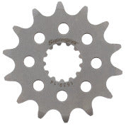 Supersprox steel front chain sprocket for street motorcycles, 14-tooth, compatible with Kawasaki 520 models.