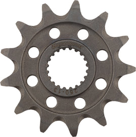 Supersprox steel front sprocket for Kawasaki, 13-tooth, fits 520 chains, durable motorcycle sprocket for Kawasaki models.