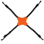 Tack Strap 4 Way Bungee 2/Pk Orange