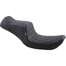 Load image into Gallery viewer, LEPARA TAILWHIP DIAMOND STITCH BLACK SEAT HARLEY DYNA 1996-2003 - The Speed Shop Canada