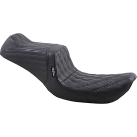 LEPARA TAILWHIP DIAMOND STITCH BLACK SEAT HARLEY DYNA 1996-2003 - The Speed Shop Canada