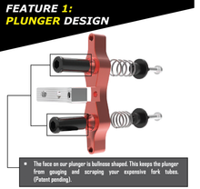 Load image into Gallery viewer, Tamer Double Button X Wing Red suspension device with double buttons and red design, used for automotive or vehicle suspension.