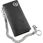 TRUCKER / BIKER LEATHER TEXAN STAR WALLET C/W CHAIN - The Speed Shop Canada