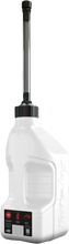 Load image into Gallery viewer, White TUFF JUG 2.5-gallon utility container with autostop spout for easy pouring and secure storage.