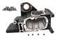 Black Ultima 6-speed transmission case showing the metal housing and mounting points for automotive transmission components.