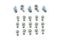 Alemite Grease Fitting Set White Zinc