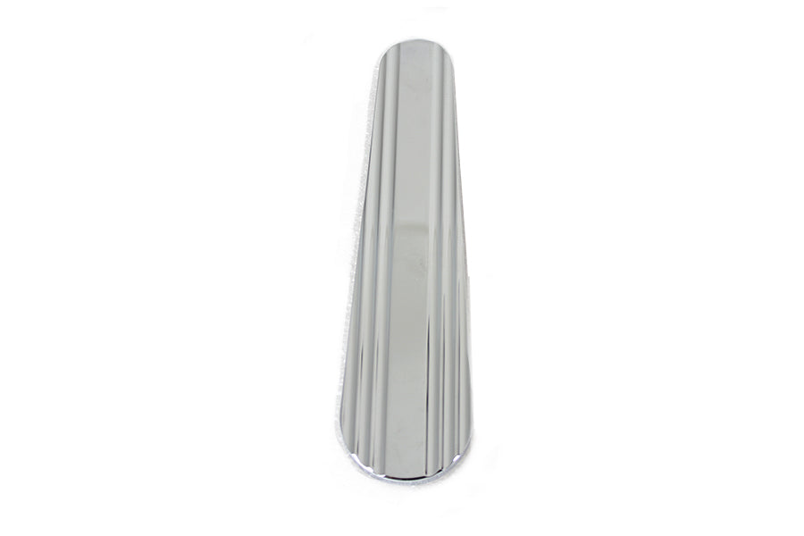 Chrome V-TWIN dash cover and gauge insert for motorcycle dashboard, adding a stylish and protective upgrade.