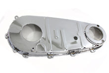 Load image into Gallery viewer, Chrome V-Twin Factory Sample Replica Inner Primary Cover for V-Twin drive line motorcycle, showcasing a polished, detailed design.