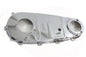 Chrome V-Twin Factory Sample Replica Inner Primary Cover for V-Twin drive line motorcycle, showcasing a polished, detailed design.