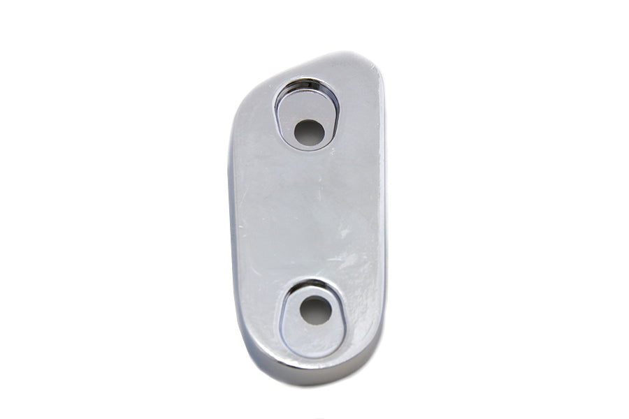 Chrome V-Twin inspection cover for drive line, featuring a sleek, polished finish and durable construction.