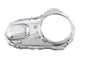Chrome V-Twin Primary Cover Trim for drive line motorcycles, featuring sleek chrome finish and precise fit.