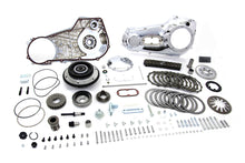 Load image into Gallery viewer, V-Twin Primary Drive Assembly Kit for V-Twin drive line, includes sprockets and clutch components on a black background.
