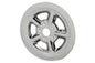 Chrome V-Twin rear pulley cover with 68 teeth, designed for V-Twin drive line motorcycle applications.