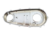 Load image into Gallery viewer, V-TWIN Chrome Replica Inner Primary Cover for V-TWIN drive line motorcycle, featuring polished chrome finish and detailed design.