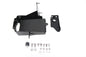 Black V-Twin Battery Carrier Kit for electrical equipment, featuring secure mounting and durable construction.