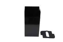 Load image into Gallery viewer, V-TWIN Battery Extension Box for electrical systems, shown in black with mounting hardware and wiring for motorcycle batteries.