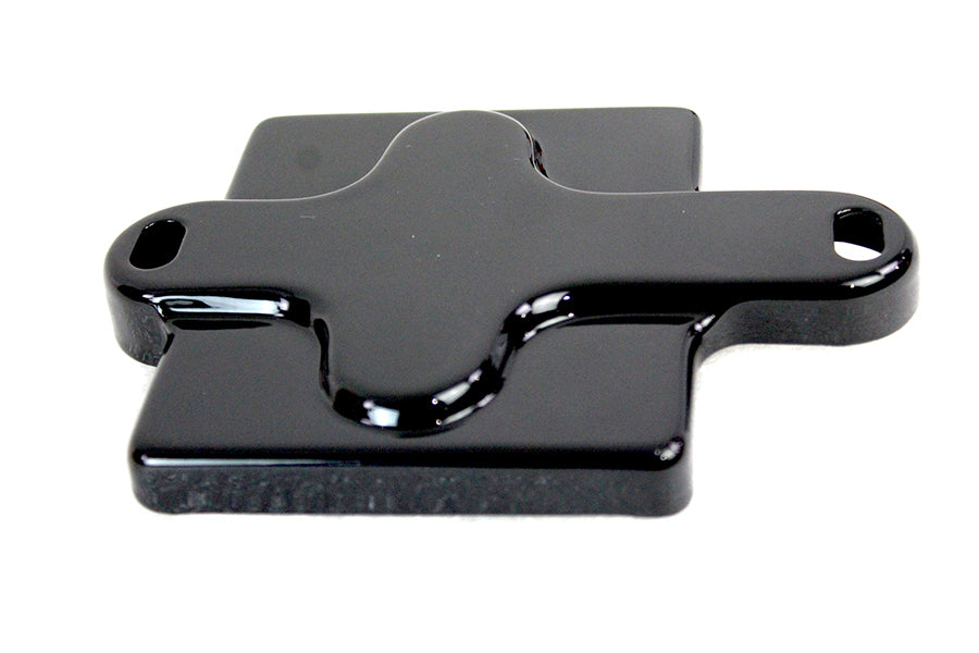 Black V-TWIN 6-volt battery top for electrical systems, designed for motorcycle or vehicle use.