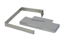 Load image into Gallery viewer, V-TWIN battery top cover and strap kit for electrical motorcycle batteries, includes protective cover and securing strap.