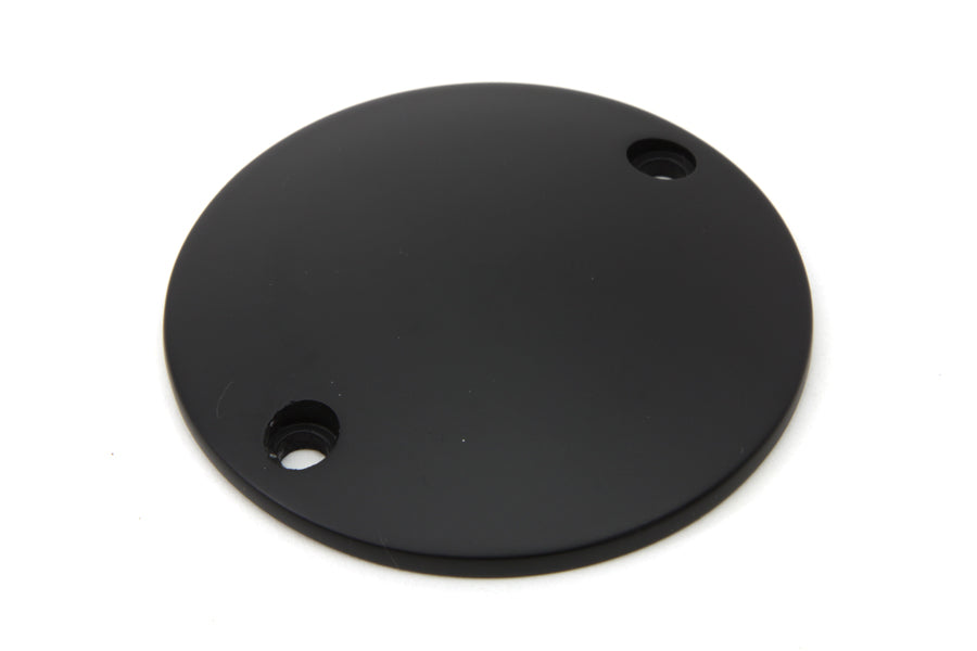 V-Twin black smooth domed ignition system cover for motorcycle electrical ignition system, designed by V-Twin.