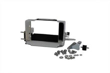 Load image into Gallery viewer, V-TWIN Chrome Battery Carrier Kit for electrical systems, featuring a sleek chrome finish and durable construction.