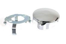 Load image into Gallery viewer, Chrome V-Twin FLT starter motor end cover kit for Harley Davidson motorcycles, electrical component with polished chrome finish.