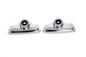 Chrome V-Twin head and spark plug cover for motorcycle electrical system, durable metal construction with polished finish.