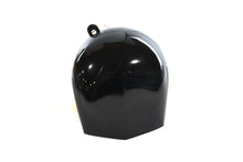 Load image into Gallery viewer, V-Twin low note horn cover in black for motorcycle electrical system, designed for V-Twin brand bikes.