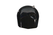 Load image into Gallery viewer, V-Twin low note horn cover in black for motorcycle electrical system, designed to protect and enhance horn appearance.