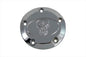 V-TWIN Skull ignition system cover with 5-hole chrome finish, designed for motorcycle electrical components.