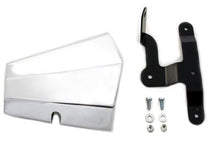 Load image into Gallery viewer, Chrome V-TWIN Air Scoop for motorcycle engine, featuring sleek, aerodynamic design and polished chrome finish.