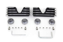 Load image into Gallery viewer, V-Twin engine head bolt and spark plug cover kit in black, designed for motorcycle engine customization.